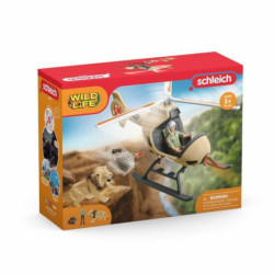 Radio control Helicopter Schleich Animal Rescue + 3 years 16 Pieces