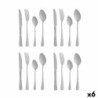 Cutlery Set Silver Stainless steel (6 Units)