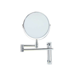 Magnifying Mirror Extendable Ø 17 cm Metal (6 Units)