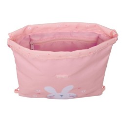 Backpack with Strings Safta Bunny Pink 26 x 34 x 1 cm