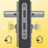 Security cylinder Yale 40 x 40 mm Brass