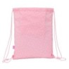 Backpack with Strings Glow Lab Sweet home Pink 26 x 34 x 1 cm