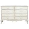 Chest of drawers DKD Home Decor 140 x 50 x 90 cm Cream Mango wood MDF Wood