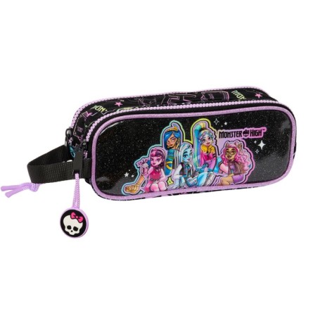 Triple Carry-all Monster High Black 21 x 8 x 6 cm