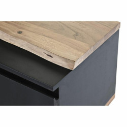 TV furniture DKD Home Decor Black 145 x 45 x 50 cm Brown Mango wood