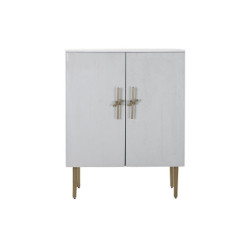 Occasional Furniture DKD Home Decor BAR Golden White Iron Mango wood (85 x 45 x 110 cm)