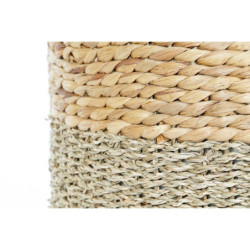 Footrest DKD Home Decor Natural 40 x 40 x 40 cm