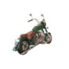 Decorative Figure DKD Home Decor 28 x 10 x 17 cm Motorbike White Green Sky blue Vintage (3 Pieces)