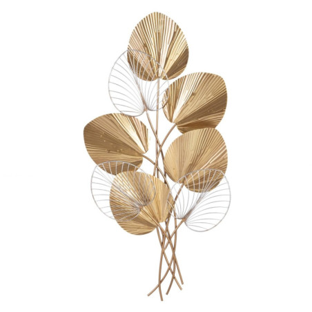 Wall Decoration 50 x 6 x 98,5 cm Golden Metal