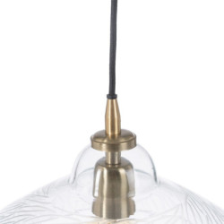 Ceiling Light Crystal Metal 29 x 29 x 24 cm