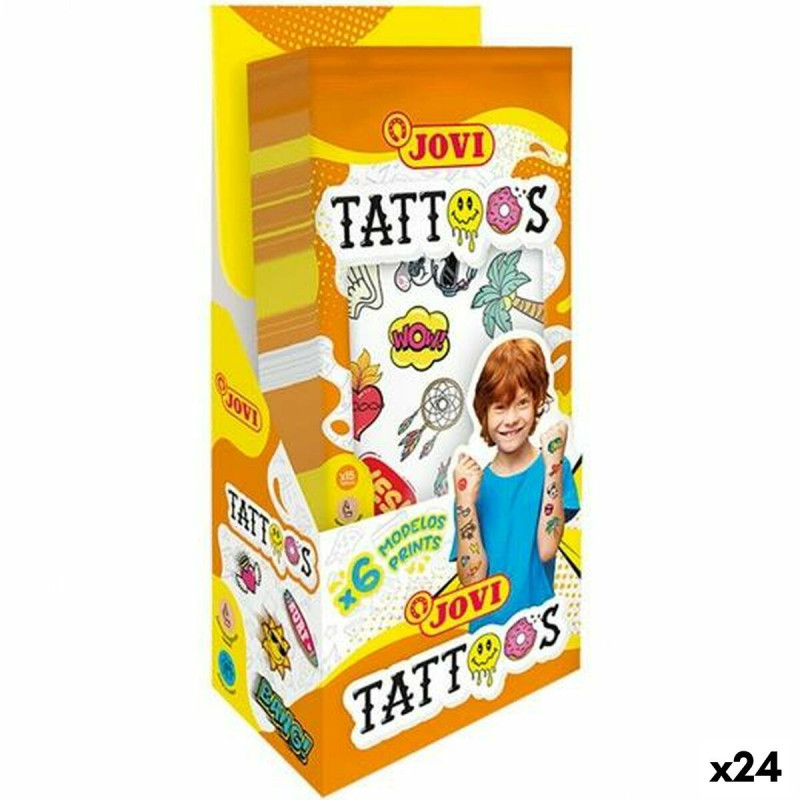 Temporary Tattoos Jovi (24 Units)