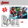 Child's Puzzle The Avengers Double-sided 60 Pieces 50 x 35 cm (12 Units)