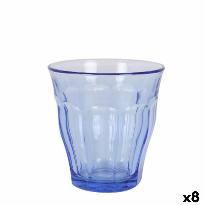 Set of glasses Duralex Picardie Blue 6 Pieces 220 ml (8 Units)