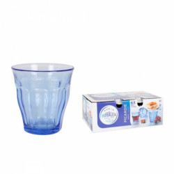 Set of glasses Duralex Picardie Blue 6 Pieces 220 ml (8 Units)