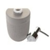 Soap Dispenser DKD Home Decor Grey Cement polypropylene