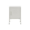 Nightstand Home ESPRIT White Metal 35 x 35 x 51 cm