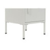 Nightstand Home ESPRIT White Metal 35 x 35 x 51 cm