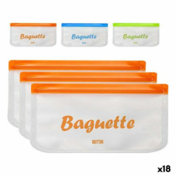 Reusable Food Bag Quttin 3 Pieces 30 x 15 cm (18 Units)