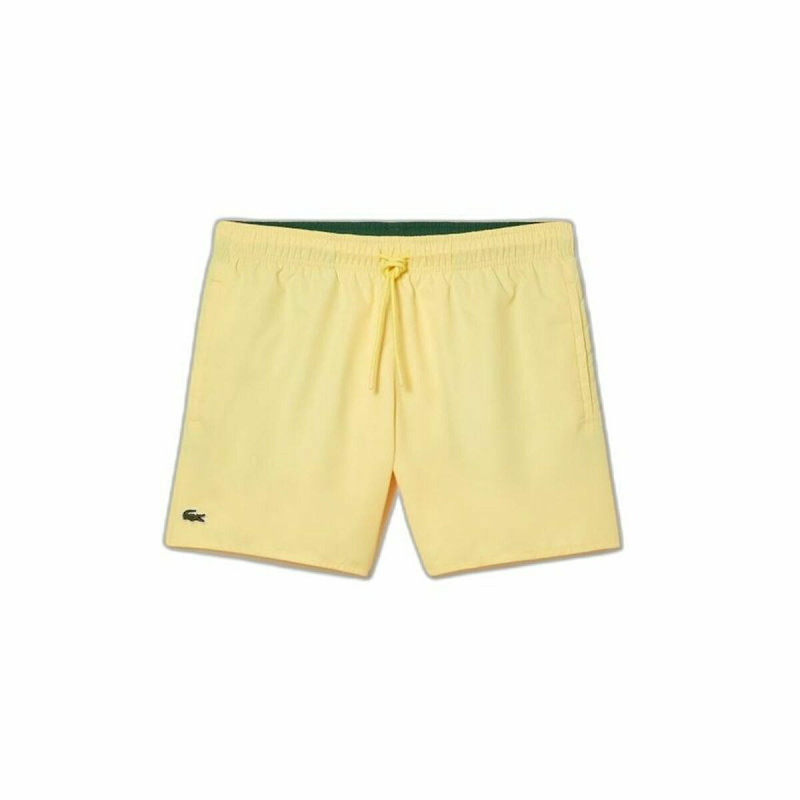 Men’s Bathing Costume Lacoste Light Quick-Dry Yellow