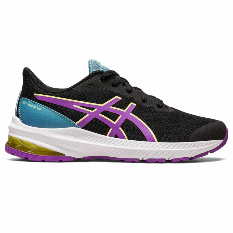 Running Shoes for Kids Asics GT-1000 12 GS Purple Black