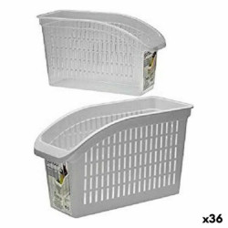 Basket White Plastic 13 x 17 x 29,2 cm (36 Units)