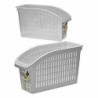 Basket White Plastic 13 x 17 x 29,2 cm (36 Units)