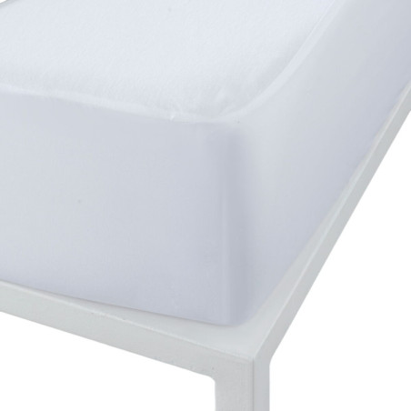 Mattress protector Alexandra House Living White Single 90 x 200 cm 90 x 1 x 200 cm