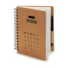 Spiral Notebook with Pen Calculator 2,5 x 21 x 18 cm (12 Units)