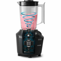 Liquidiser Philips HR2041/41 Black 450 W 1 L 1,9 L