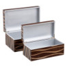 Decorative box 35 x 20 x 15 cm Zebra DMF (2 Units)