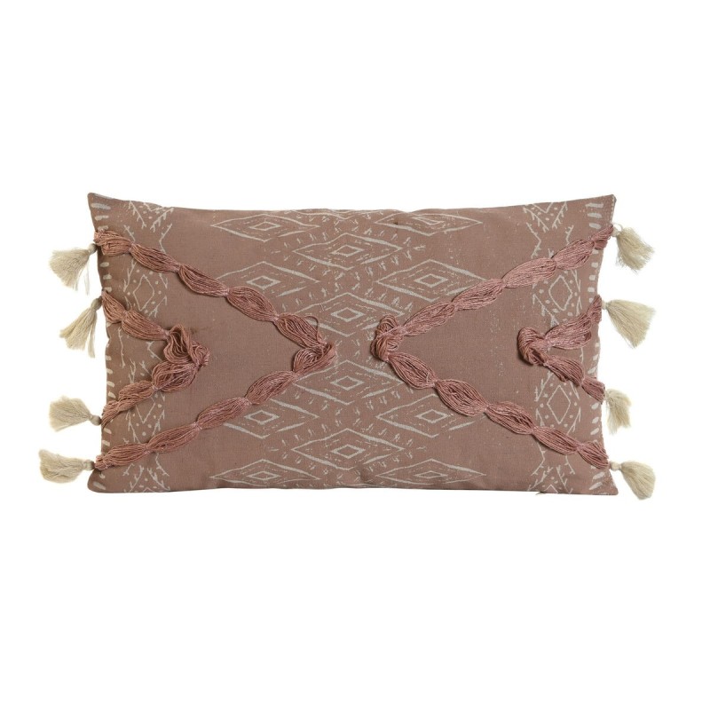 Cushion Home ESPRIT White Terracotta Boho 50 x 5 x 30 cm