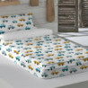 Quilted Zipper Bedding Haciendo el Indio Cars 90 x 190 cm (Single)