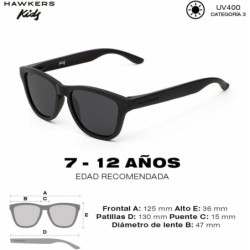 Child Sunglasses Hawkers One Kids Dark Ø 47 mm Black