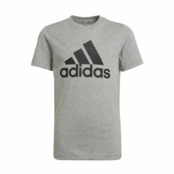 Short Sleeve T-Shirt Adidas  Essentials  Grey