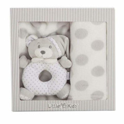 Baby blanket Rattle Grey 100 x 75 cm