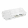 Tray with Compartments Confortime polystyrene 30 x 17,7 x 2,6 cm 12 Units (30 x 17 x 2,6 cm)