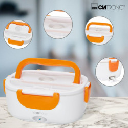 Lunch box Clatronic LB 3719 Orange White/Orange Plastic Rectangular 1,7 L