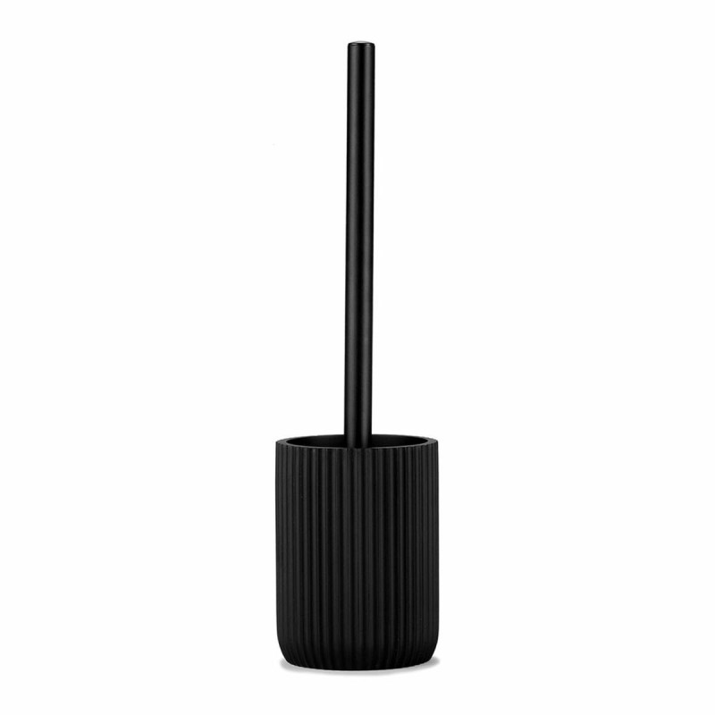 Toilet Brush Andrea House Matt Black Resin (Ø 9,5 x 36 cm)