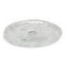 Flat Plate Tirolo Transparent Glass 27,5 x 1,7 x 27,5 cm (6 Units)