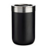 Toothbrush Holder Black Silver Plastic 7,7 x 11,2 x 7,7 cm (6 Units)