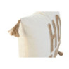 Cushion Home ESPRIT Beige Natural Boho 45 x 5 x 45 cm