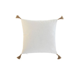 Cushion Home ESPRIT Beige Natural Boho 45 x 5 x 45 cm