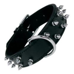 Dog collar Gloria Black Spikes (60 cm)