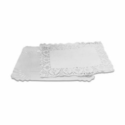 Cake stand Algon White 23 x 29,5 x 1 cm (2 Pieces) (48 Units)