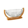 Fruit Bowl 5five Swing Stainless chrome metal (36,5 x 21 x 18,5 cm)