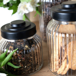 Jar Quid Maison Transparent Glass 1,25 L (6 Units)