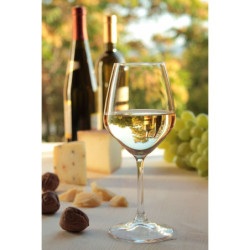 Set of wine glasses Alpina Transparent 370 ml (6 Units)