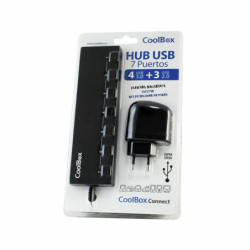 USB Hub CoolBox HUBCOO356A Black