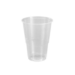 Set of reusable glasses Algon Plastic Transparent 50 Pieces 330 ml (12 Units)