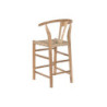 Stool DKD Home Decor Natural Teak 52 x 55 x 98 cm